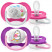 Соска-пустышка Philips Avent SCF080/08 Слон/Пингвин, 6-18 мес, 2 шт, для девочек Philips SCF080/08
