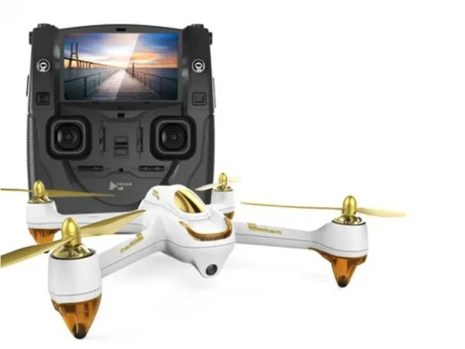 Р/У квадрокоптер Hubsan X4 GPS, FHD+FPV, автовозврат, удержание, следуй за мной,  2.4G (белый)