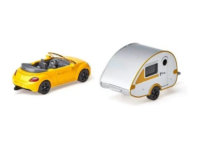 Кабриолет Siku 1629 с домом на колесах, 1/55