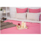Пододеяльник на молнии 147x200 Panacotti CL-0201-Cr Color Line Cranberry