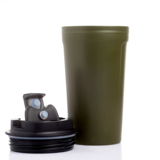 Термокружка, 420 мл, Casual, зелёная