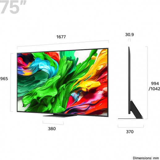 Телевизор ЖК 75'' LG LG 75QNED86A6A.ARUG
