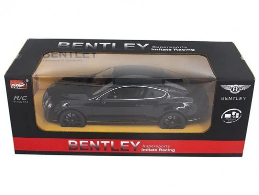 Радиоуправляемая машина MZ Bentley Continental 2048 ,черная, 1/14 +акб