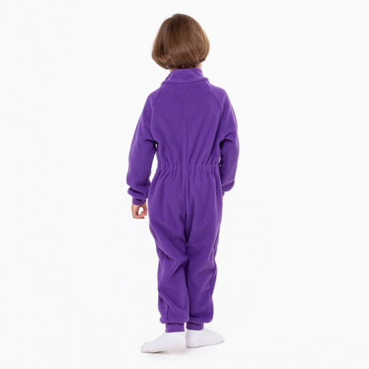 Комбинезон воротник-стойка, цвет фиолетовый