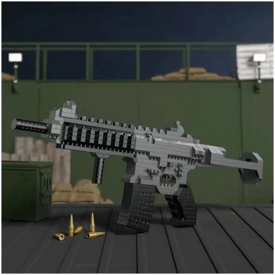 Конструктор ГЛАВИГРУШКА СM 4052 оружие на подставке 845 деталей