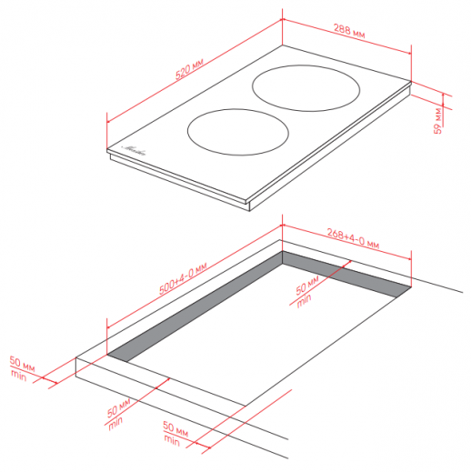 Варочная поверхность MONSHER Monsher MHI 3003