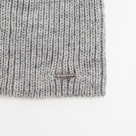 Шапка женская, цвет светло-серый, размер 56-58