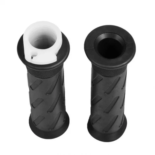 Грипсы, противоскользящие 22×120 мм, набор 2 шт, черный