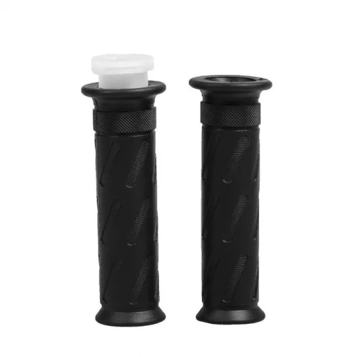 Грипсы, противоскользящие 22×120 мм, набор 2 шт, черный