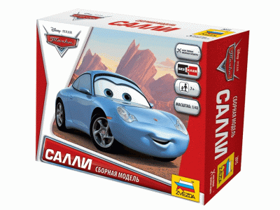 Сборная модель ZVEZDA "Тачки" Салли, 1/43