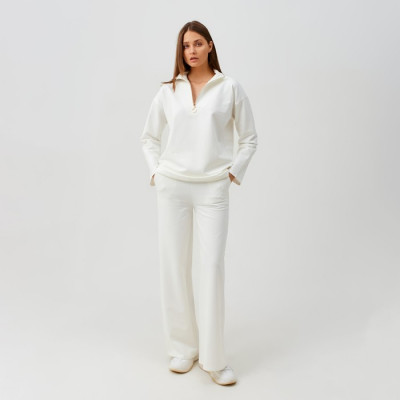 Костюм (джемпер, брюки) MINAKU: Casual Collection цвет экрю