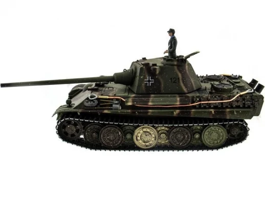 Р/У танк Taigen 1/16 Panther type F (Германия) HC версия, башня на 360, подшипники в ред., 2.4G RTR