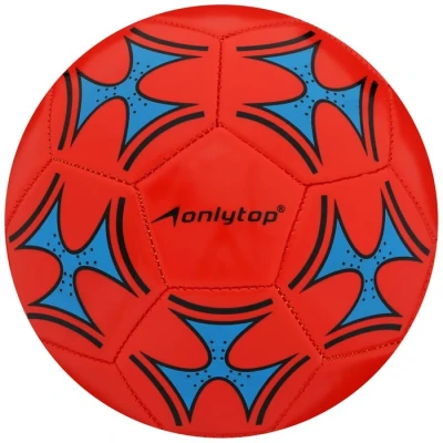 Мяч футбольный ONLYTOP, PVC, машинная сшивка, 32 панели, р. 5, цвет МИКС