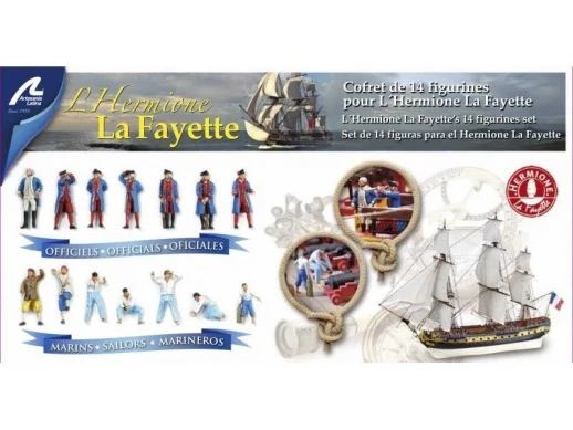 Набор металлических фигурок Artesania Latina для HERMIONE LAFAYETE, 14шт.