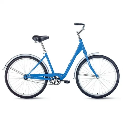 Велосипед 26" Forward Grace 1.0, 2022, цвет синий/белый, р. 17"