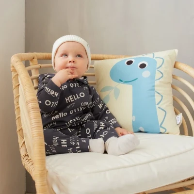 Комбинезон Крошка Я "Dogs", цвет серый