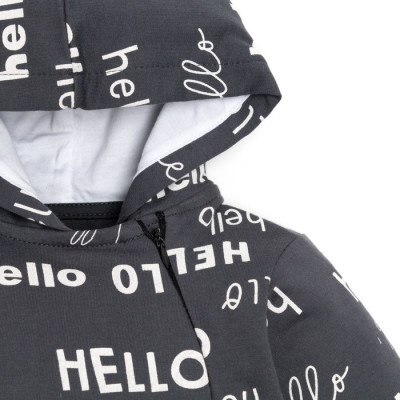 Комбинезон Крошка Я "Dogs", цвет серый