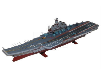 Сборная модель ZVEZDA Российский крейсер "Адмирал флота Сов. Союза Кузнецов», под. набор, 1/720