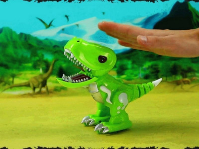 Р/У динозаврик Feilun, звук, свет, сенсор