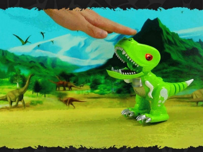 Р/У динозаврик Feilun, звук, свет, сенсор
