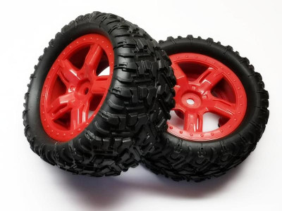 Колеса в сборе для монстра Remo Hobby 1/16, тюнинг