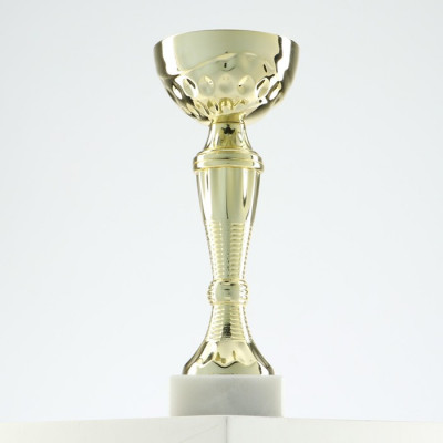 Кубок 150С, зол., подставка камень, 17,6 х 7 х 5,2 см