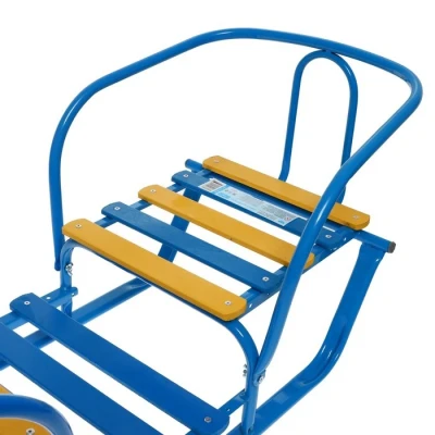 Санки «Санки-двойняшки», цвет голубой