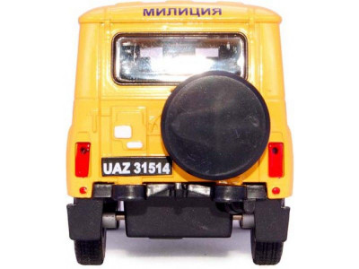 Машина Autotime "UAZ 31514" милиция СССР 1:36
