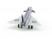 Самолет Siku Реактивный Jet Fighter 0873 1/87, 6.9 см, серый/белый