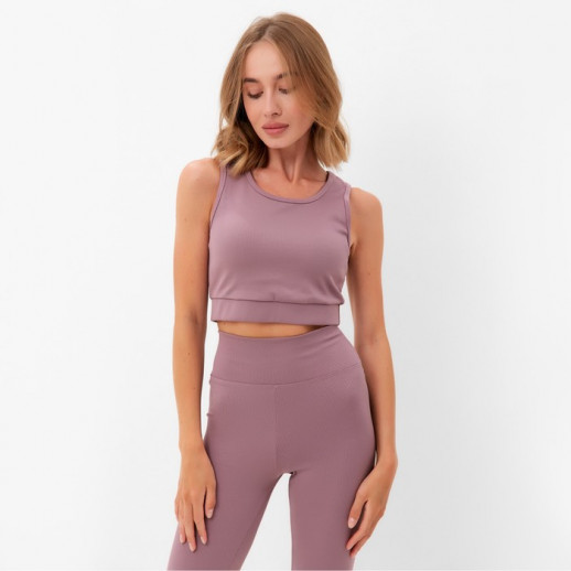 Топ спортивный женский MINAKU цвет розовый, р-р 48