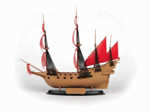 Сборная модель ZVEZDA Галеон "Секрет" (Алые паруса) (сборка без клея), 1/350