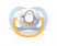 Соска-пустышка Philips Avent SCF080/05 Слон/Пингвин, 0-6 мес, 2 шт, для мальчиков Philips SCF080/05