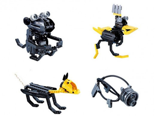 Конструктор CaDA Technic животные 12 в 1 (395 деталей)