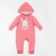 Комбинезон с капюшоном Крошка Я «Зайчик», цвет розовый