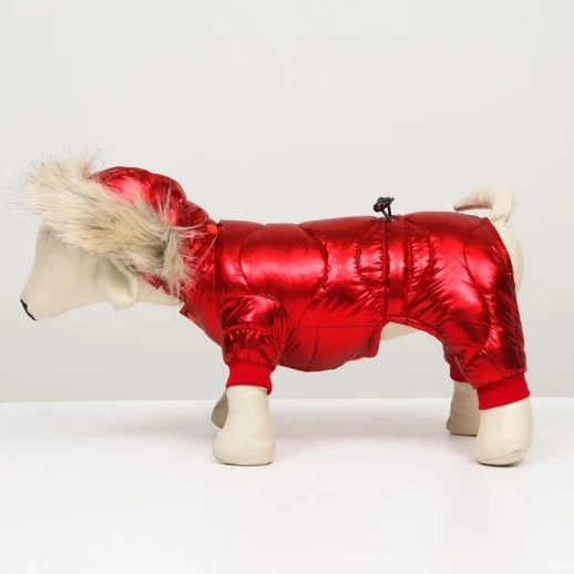 Комбинезон "Девочка" с утяжкой (ДС 40 см, ОГ 50 см, ОШ 38 см), красный