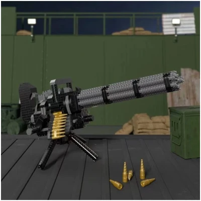 Конструктор ГЛАВИГРУШКА СM 4058 оружие на подставке 1025 деталей