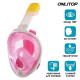 Маска для снорклинга ONLITOP, р. L/XL, цвет чёрный