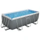 Бассейн каркасный Power Steel, 412 х 201 х 122 см, фильтр-насос, лестница, 56456 Bestway