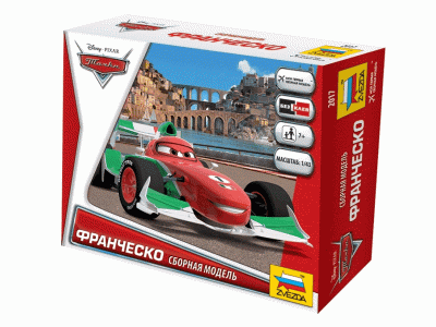 Сборная модель ZVEZDA "Тачки" Франческо, 1/43