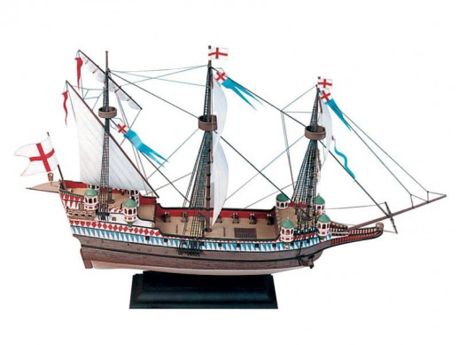 Сборная модель ZVEZDA Галеон «Элизабет» Эскадры Френсиса Дрейка 1588 г., 1/200