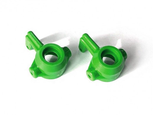 Капролоновые поворотные кулаки для Remo Hobby 1/16, зеленые, тюнинг (2 шт)
