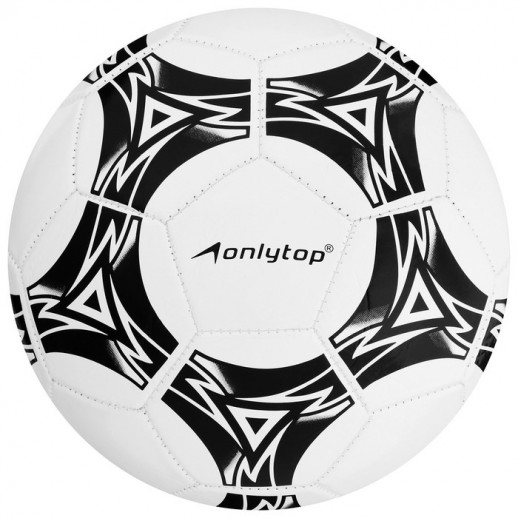 Мяч футбольный ONLYTOP, PVC, машинная сшивка, 32 панели, р. 5