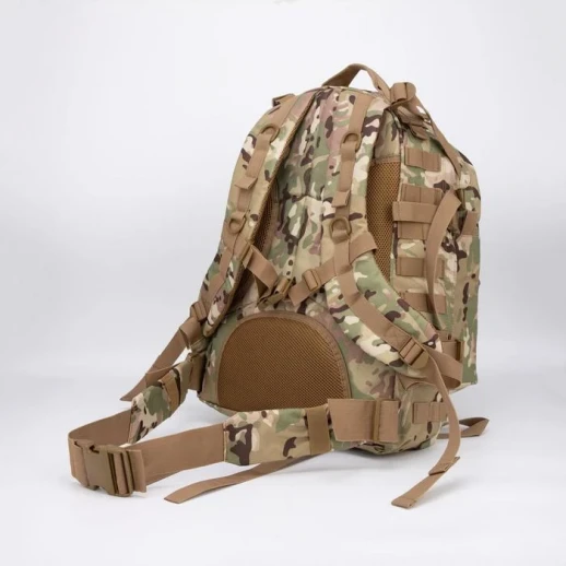 Рюкзак тактический, 45 л, 2 отдела на молниях, наружный карман, цвет бежевый/камуфляж