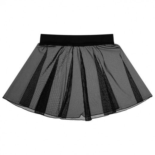Юбка гимнастическая Grace Dance, на поясе, р. 42, цвет чёрный