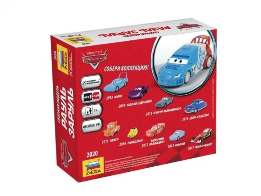 Сборная модель ZVEZDA "Тачки" Рауль Заруль, 1/43