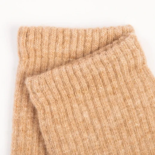 Носки с пухом верблюда мужские, цвет бежевый