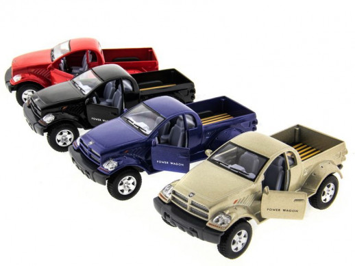Машина Kinsmart "DODGE Power Wagon"  инерция (1/12шт.) 1:42 б/к
