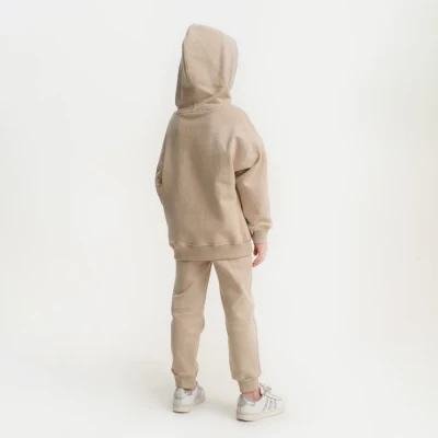 Костюм детский (худи, брюки) KAFTAN "Basic line", цвет кофейный
