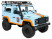 Радиоуправляемая машина MN MODEL английский внедорожник Defender  D90 (голубой) 4WD 2.4G 1/12 RTR