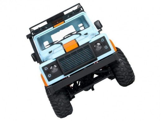 Радиоуправляемая машина MN MODEL английский внедорожник Defender  D90 (голубой) 4WD 2.4G 1/12 RTR